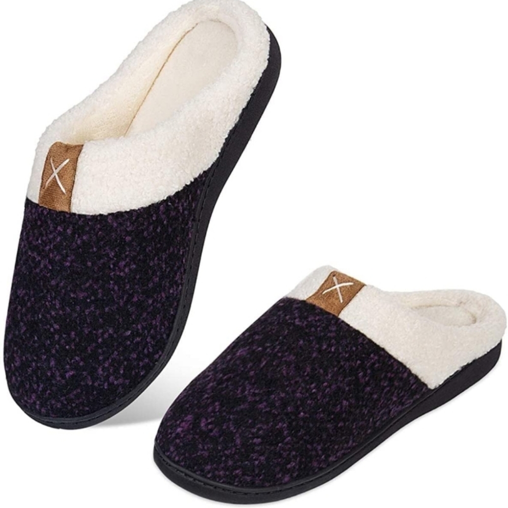 SXxingkong Soft Insulation Indoor Slippers Soft Plush Fleece Plush Plush…